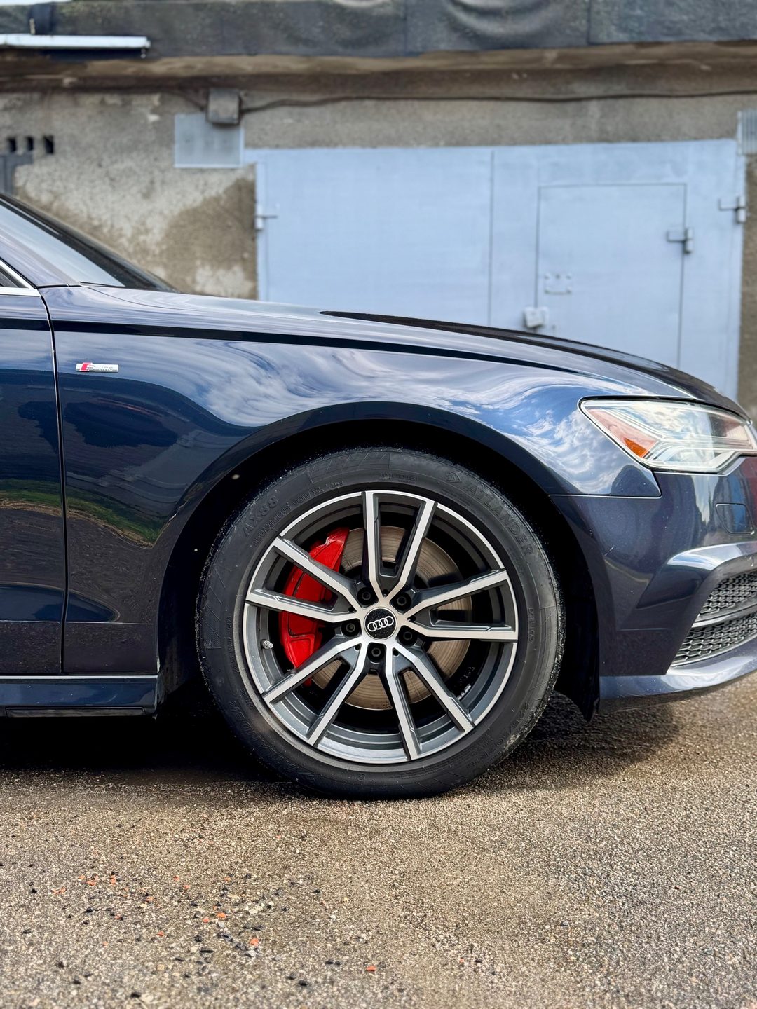 Audi A6 после полировки кузова