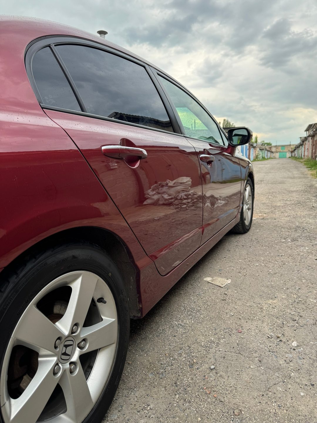 Honda Civic после полировки кузова